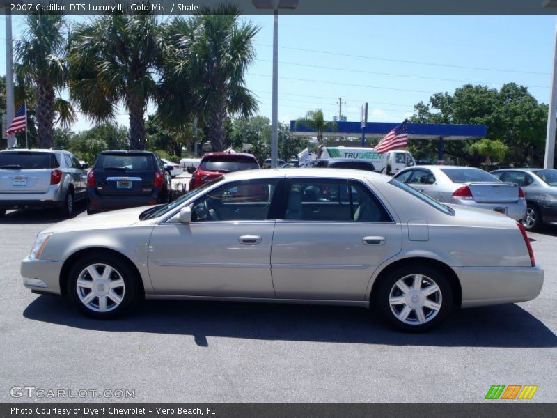 Gold Mist / Shale 2007 Cadillac DTS Luxury II