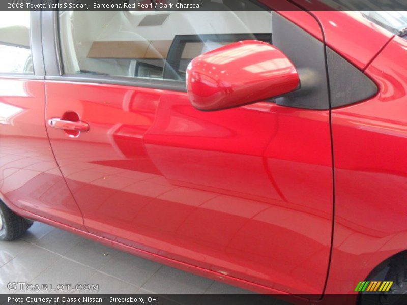 Barcelona Red Pearl / Dark Charcoal 2008 Toyota Yaris S Sedan