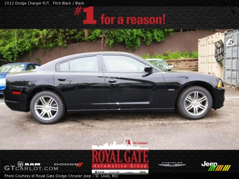 Pitch Black / Black 2013 Dodge Charger R/T