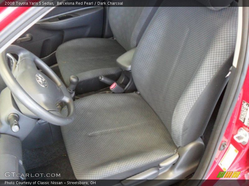 Barcelona Red Pearl / Dark Charcoal 2008 Toyota Yaris S Sedan
