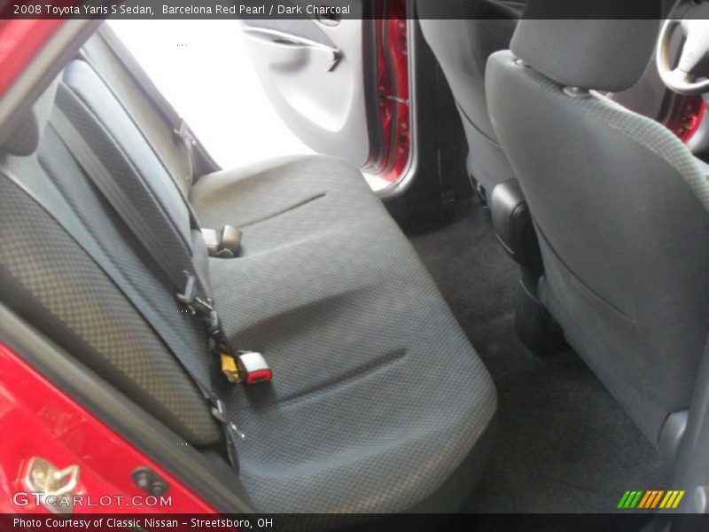 Barcelona Red Pearl / Dark Charcoal 2008 Toyota Yaris S Sedan