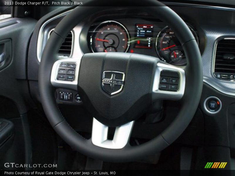 Pitch Black / Black 2013 Dodge Charger R/T
