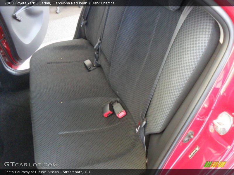 Barcelona Red Pearl / Dark Charcoal 2008 Toyota Yaris S Sedan
