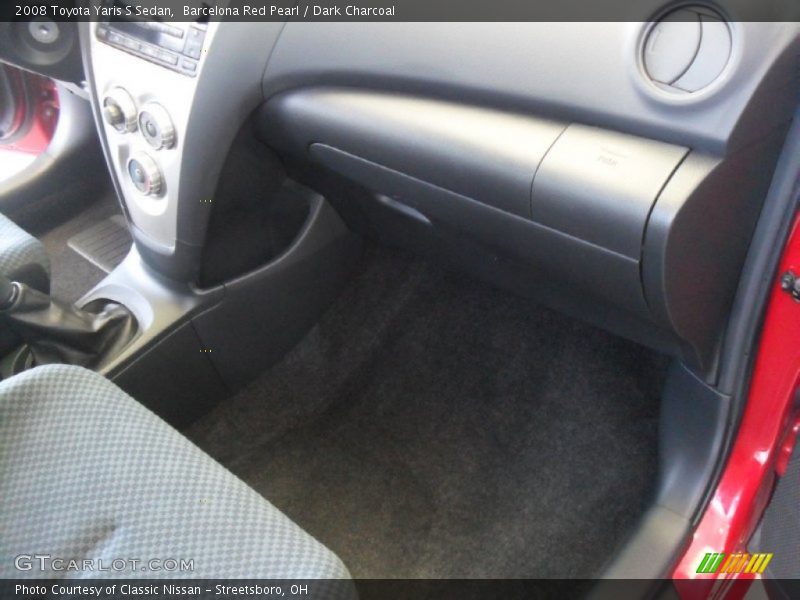 Barcelona Red Pearl / Dark Charcoal 2008 Toyota Yaris S Sedan