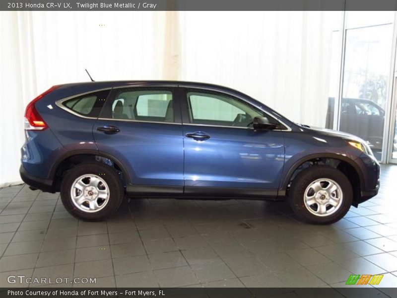 Twilight Blue Metallic / Gray 2013 Honda CR-V LX