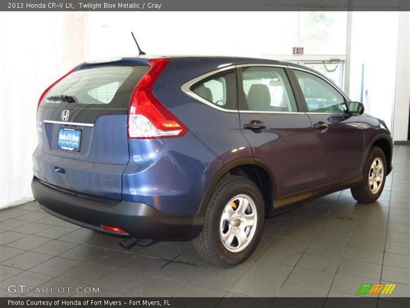 Twilight Blue Metallic / Gray 2013 Honda CR-V LX