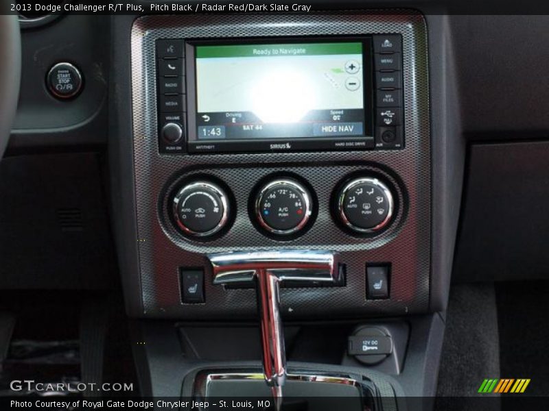Controls of 2013 Challenger R/T Plus