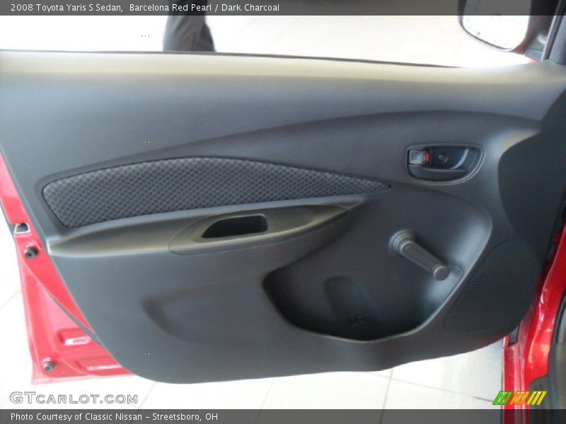 Barcelona Red Pearl / Dark Charcoal 2008 Toyota Yaris S Sedan
