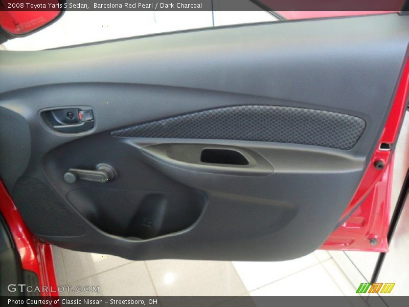 Barcelona Red Pearl / Dark Charcoal 2008 Toyota Yaris S Sedan