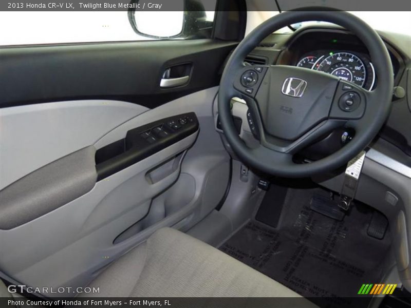 Twilight Blue Metallic / Gray 2013 Honda CR-V LX