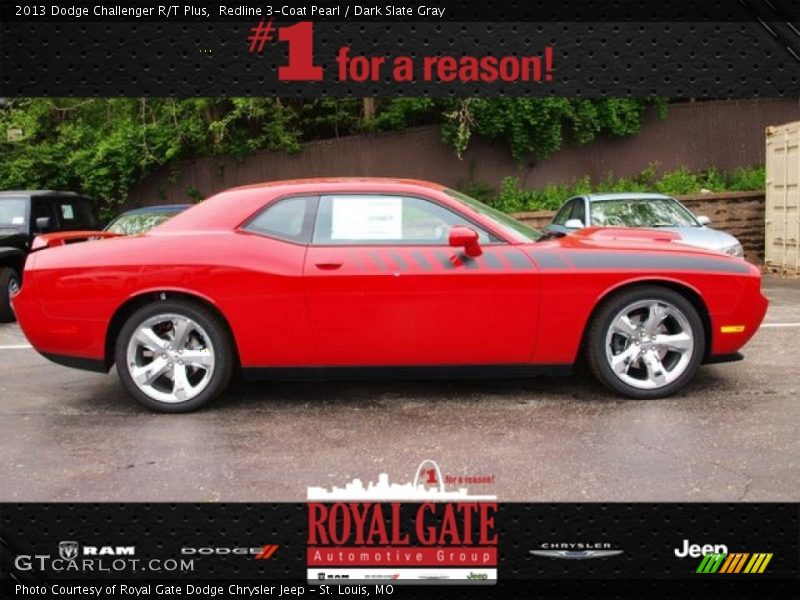Redline 3-Coat Pearl / Dark Slate Gray 2013 Dodge Challenger R/T Plus