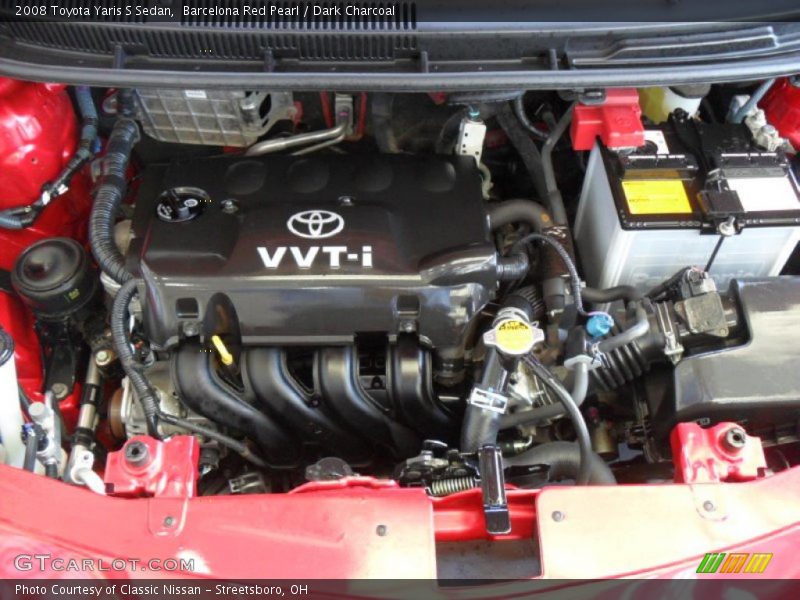 Barcelona Red Pearl / Dark Charcoal 2008 Toyota Yaris S Sedan
