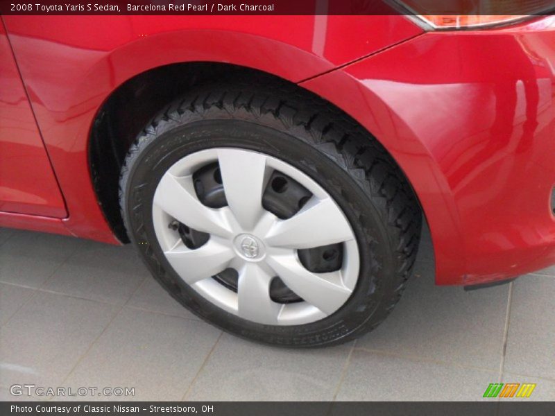 Barcelona Red Pearl / Dark Charcoal 2008 Toyota Yaris S Sedan