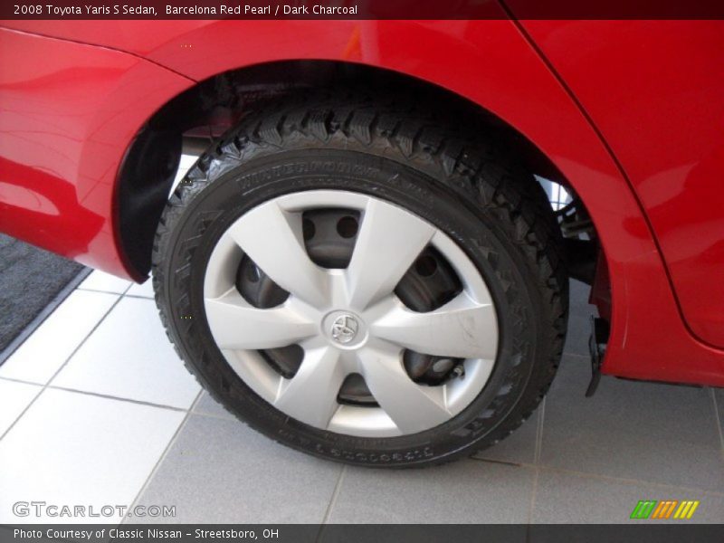 Barcelona Red Pearl / Dark Charcoal 2008 Toyota Yaris S Sedan