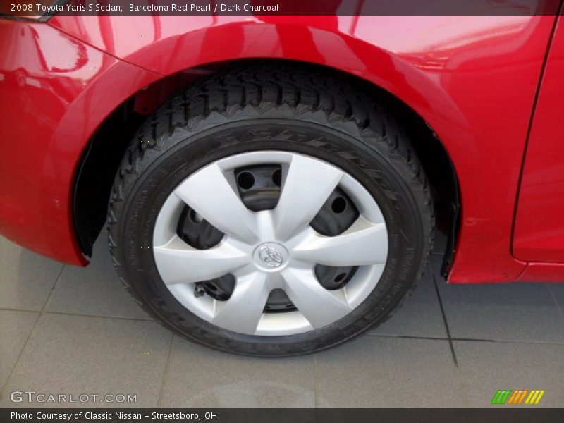 Barcelona Red Pearl / Dark Charcoal 2008 Toyota Yaris S Sedan