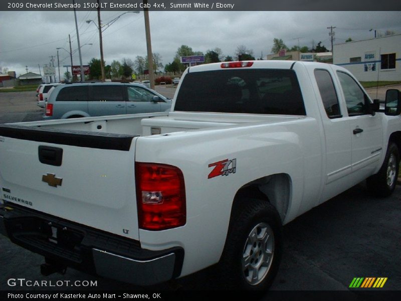 Summit White / Ebony 2009 Chevrolet Silverado 1500 LT Extended Cab 4x4