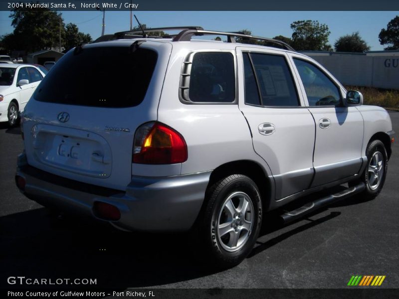 Nordic White / Gray 2004 Hyundai Santa Fe