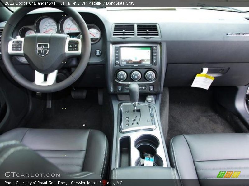 Billet Silver Metallic / Dark Slate Gray 2013 Dodge Challenger SXT Plus