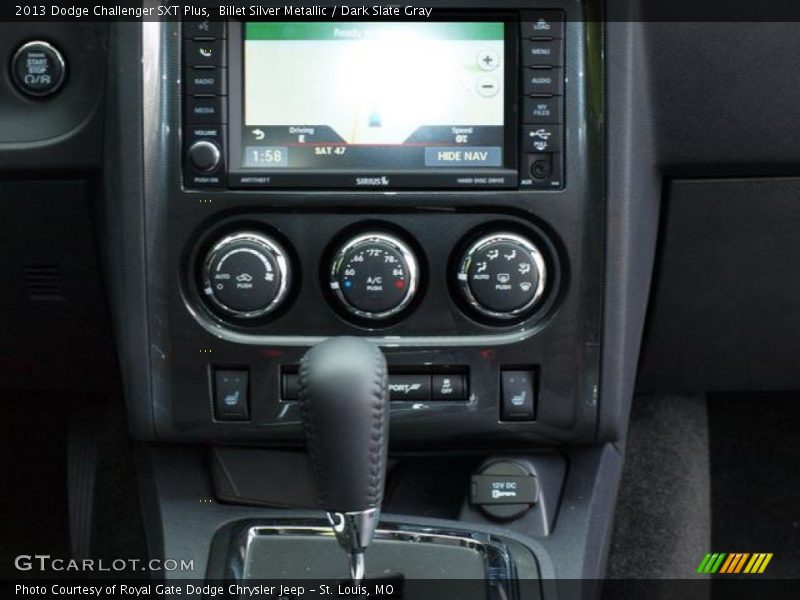 Billet Silver Metallic / Dark Slate Gray 2013 Dodge Challenger SXT Plus