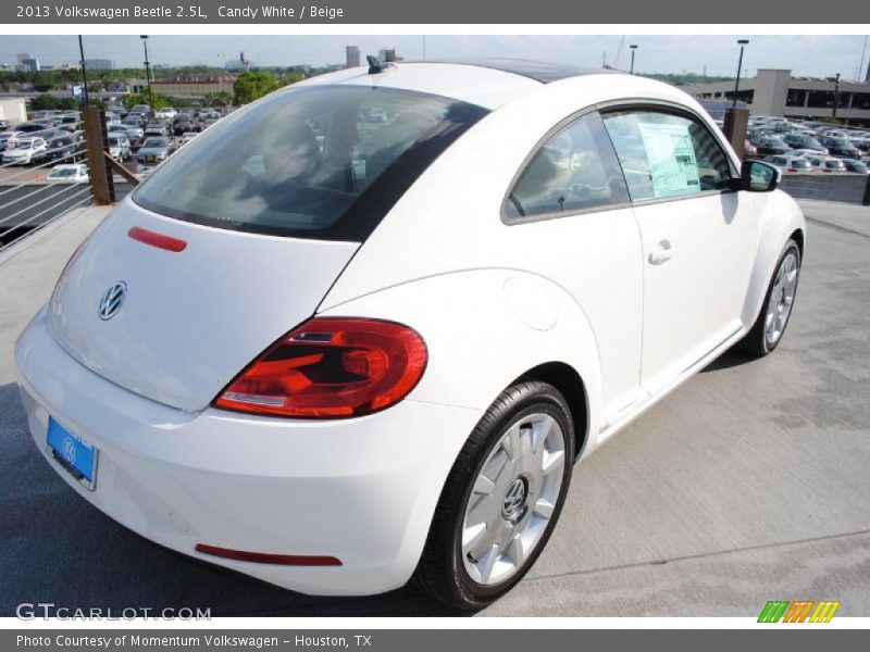 Candy White / Beige 2013 Volkswagen Beetle 2.5L