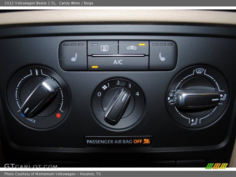 Candy White / Beige 2013 Volkswagen Beetle 2.5L