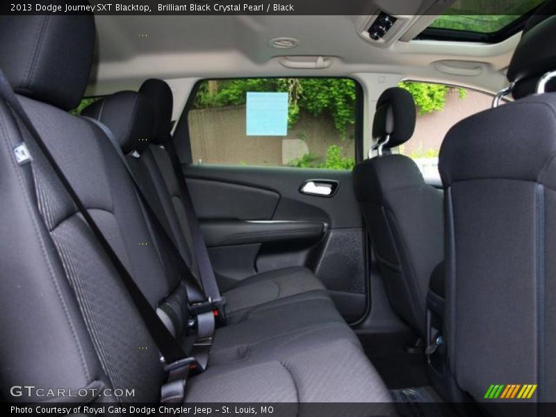 Brilliant Black Crystal Pearl / Black 2013 Dodge Journey SXT Blacktop
