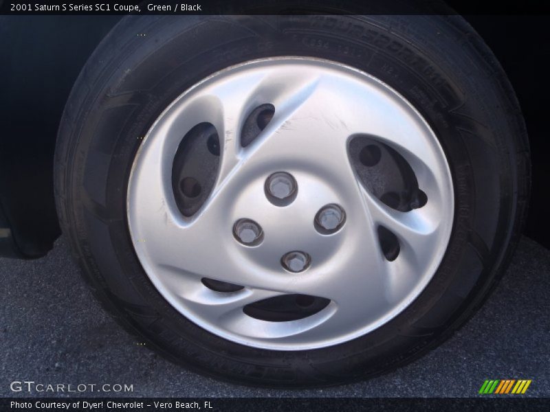 Green / Black 2001 Saturn S Series SC1 Coupe