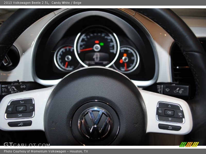 Candy White / Beige 2013 Volkswagen Beetle 2.5L