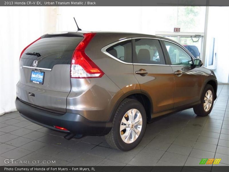 Urban Titanium Metallic / Black 2013 Honda CR-V EX