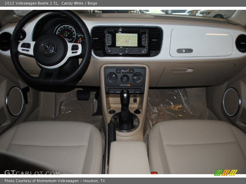 Candy White / Beige 2013 Volkswagen Beetle 2.5L