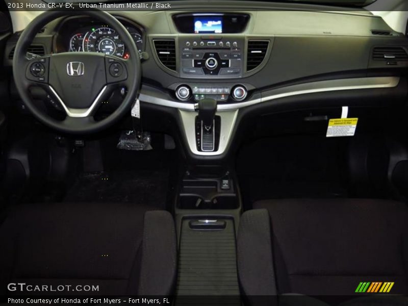 Urban Titanium Metallic / Black 2013 Honda CR-V EX