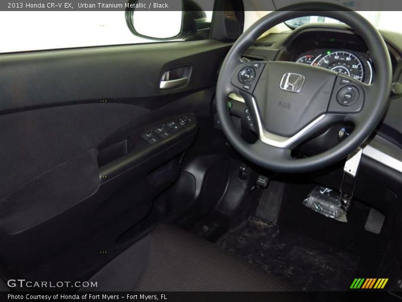 Urban Titanium Metallic / Black 2013 Honda CR-V EX