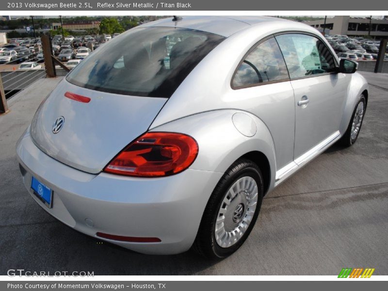 Reflex Silver Metallic / Titan Black 2013 Volkswagen Beetle 2.5L