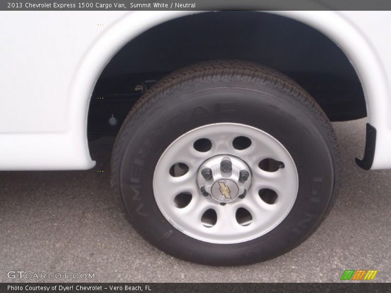 Summit White / Neutral 2013 Chevrolet Express 1500 Cargo Van