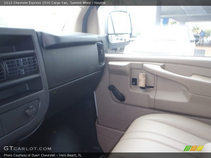 Summit White / Neutral 2013 Chevrolet Express 1500 Cargo Van