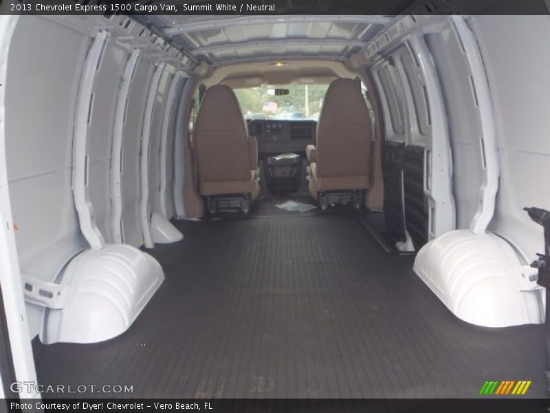 Summit White / Neutral 2013 Chevrolet Express 1500 Cargo Van