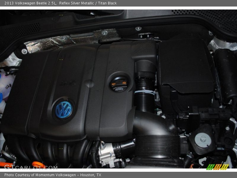 Reflex Silver Metallic / Titan Black 2013 Volkswagen Beetle 2.5L