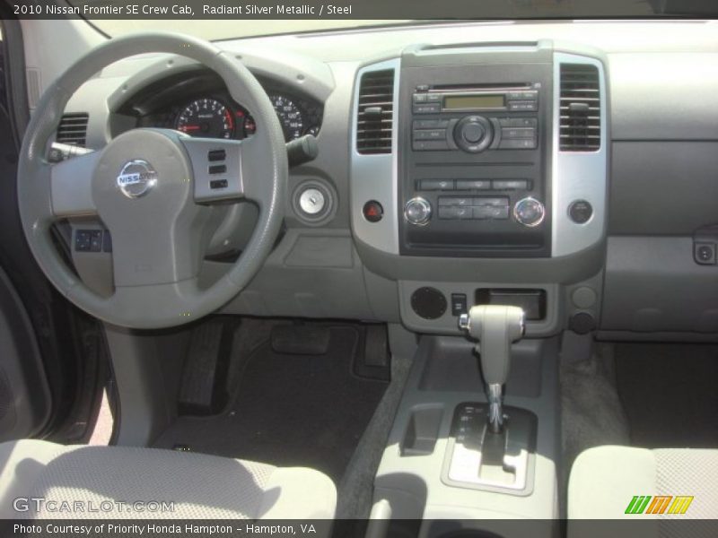 Radiant Silver Metallic / Steel 2010 Nissan Frontier SE Crew Cab