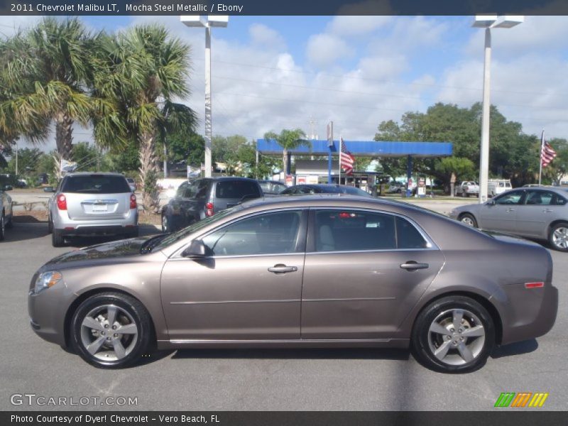 Mocha Steel Metallic / Ebony 2011 Chevrolet Malibu LT