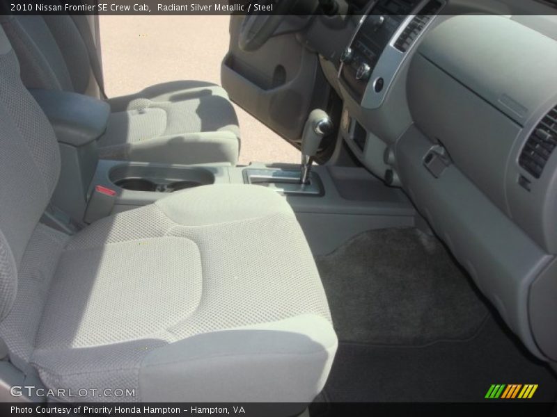 Radiant Silver Metallic / Steel 2010 Nissan Frontier SE Crew Cab