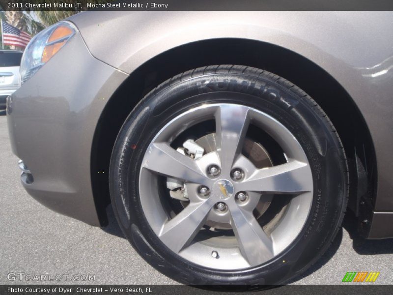 Mocha Steel Metallic / Ebony 2011 Chevrolet Malibu LT