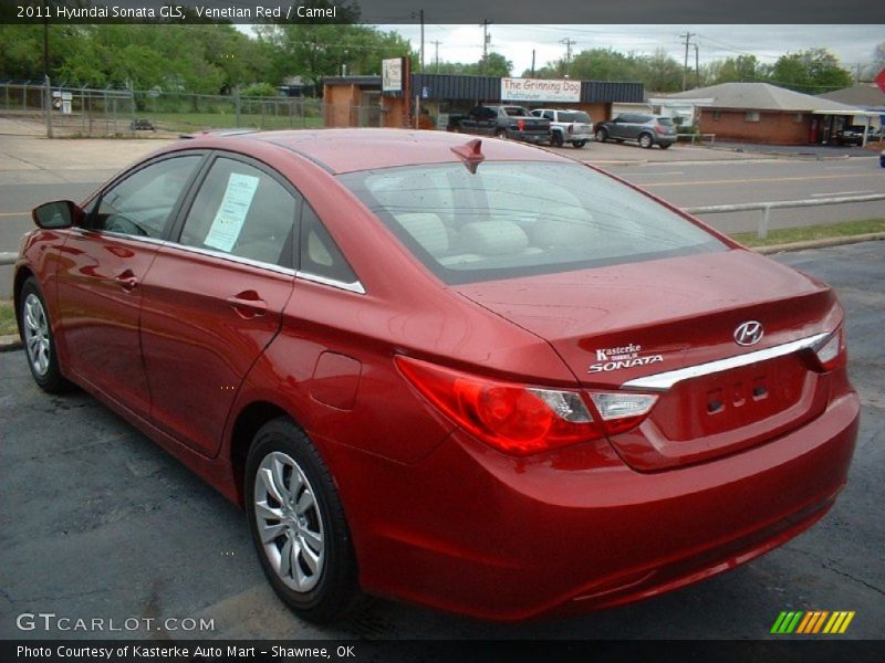 Venetian Red / Camel 2011 Hyundai Sonata GLS