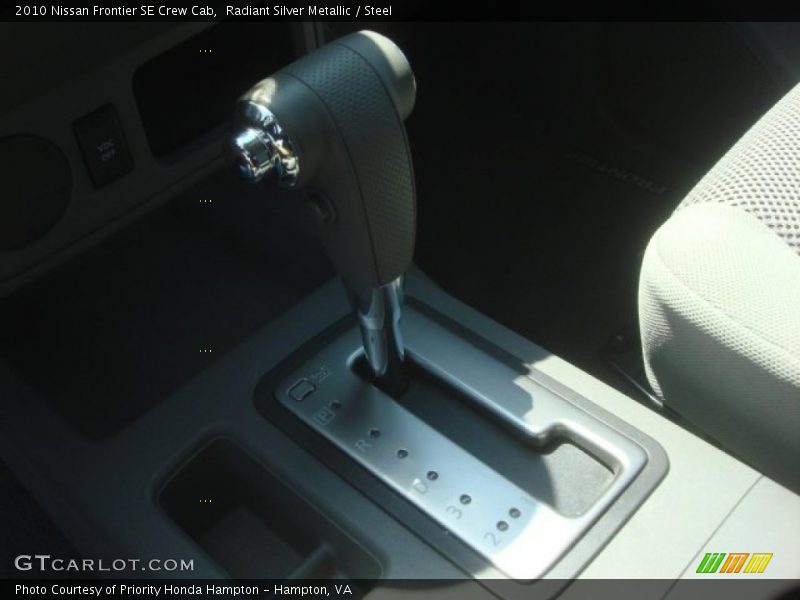 Radiant Silver Metallic / Steel 2010 Nissan Frontier SE Crew Cab