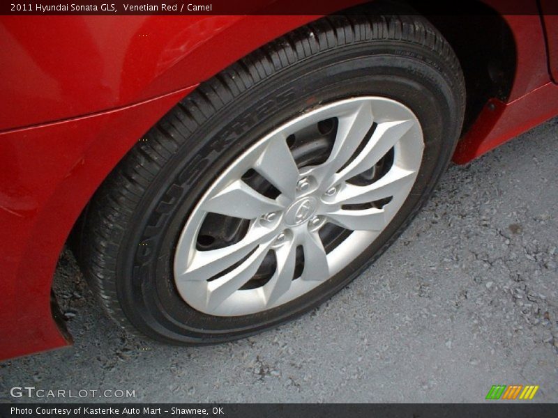 Venetian Red / Camel 2011 Hyundai Sonata GLS