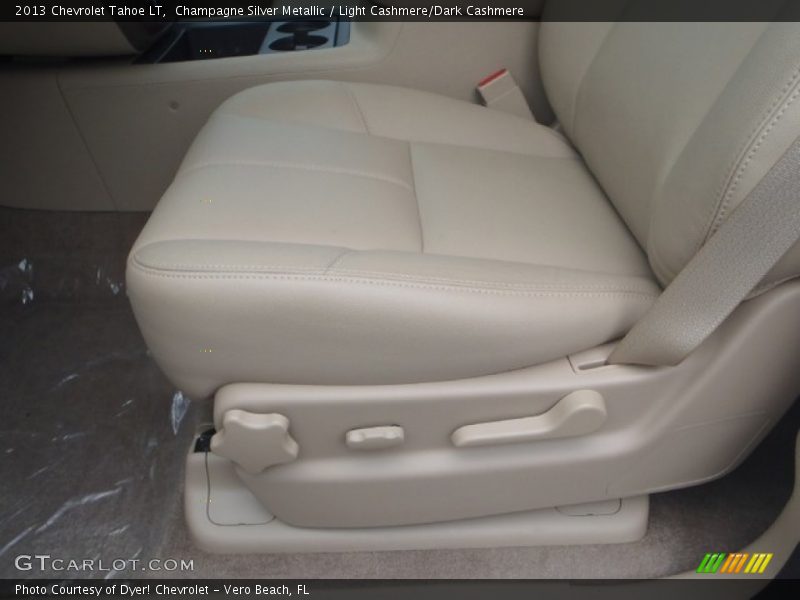 Champagne Silver Metallic / Light Cashmere/Dark Cashmere 2013 Chevrolet Tahoe LT