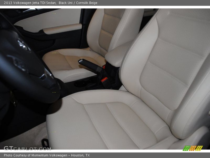 Black Uni / Cornsilk Beige 2013 Volkswagen Jetta TDI Sedan