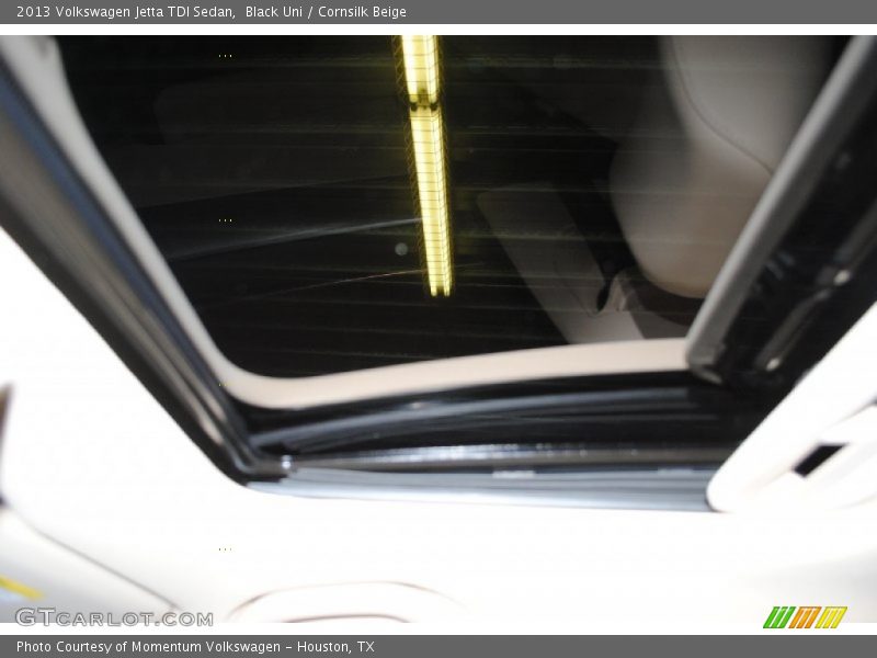 Black Uni / Cornsilk Beige 2013 Volkswagen Jetta TDI Sedan
