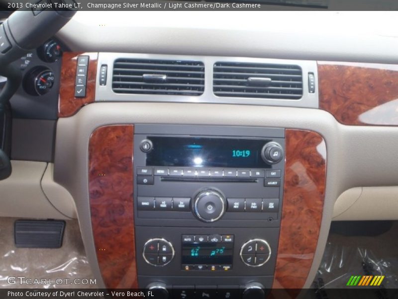 Champagne Silver Metallic / Light Cashmere/Dark Cashmere 2013 Chevrolet Tahoe LT