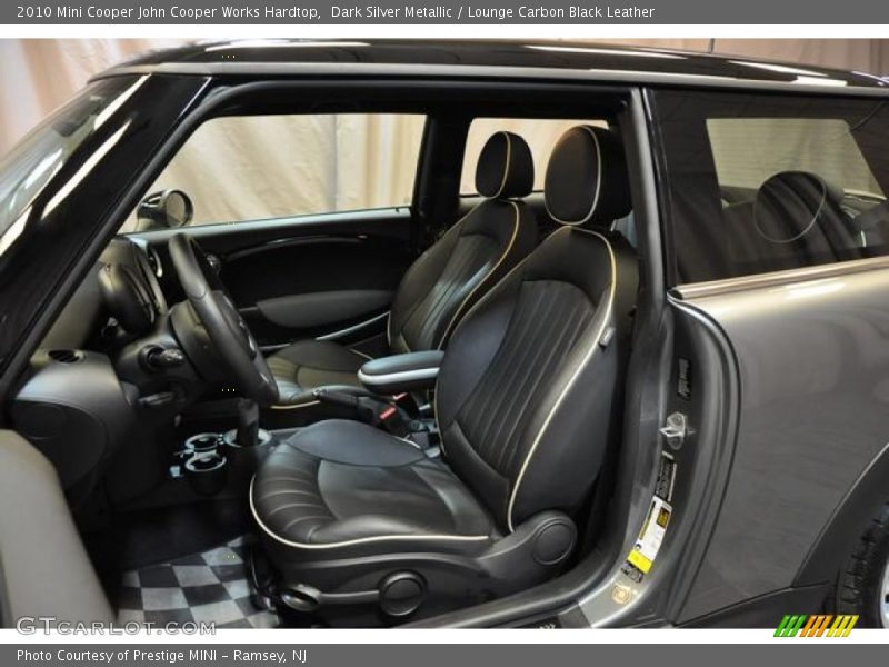 2010 Cooper John Cooper Works Hardtop Lounge Carbon Black Leather Interior