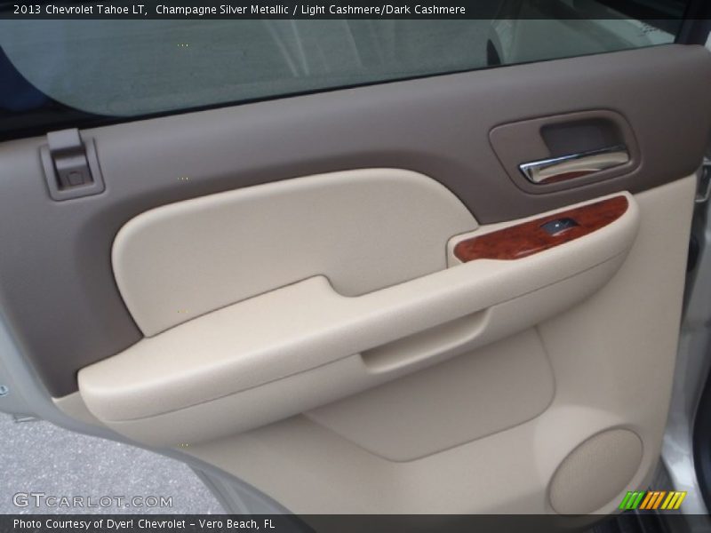 Champagne Silver Metallic / Light Cashmere/Dark Cashmere 2013 Chevrolet Tahoe LT